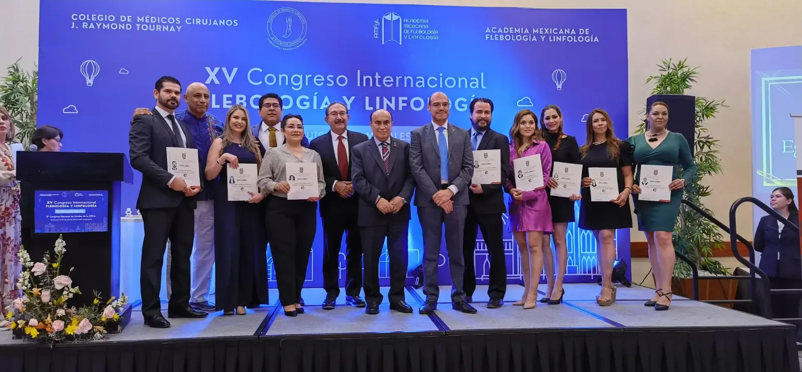 Egresados del IMF en el XV Congreso Internacional de Flebología y Linfología